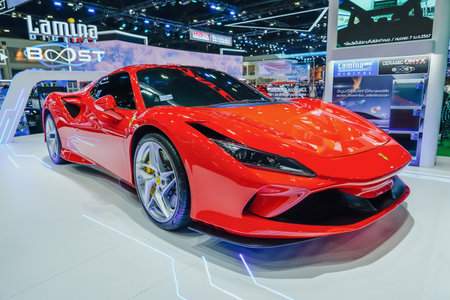 Red Ferrari. Thailand, Bangkok 07 april 2024のeditorial素材