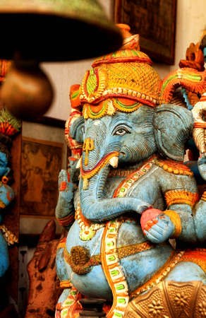 Lord Ganesha in a blessing postureの写真素材