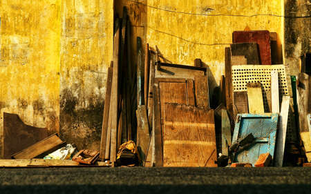 The closed windowの写真素材