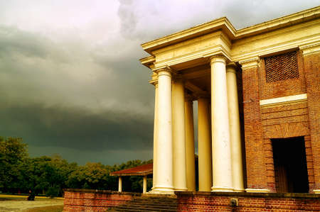 Greek Pantheon architecture in India: Forest Research Indiaのeditorial素材