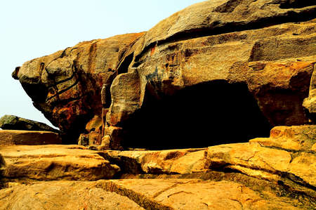 Ancient excavation of Udaygiri caves