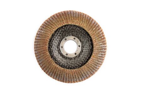 a circle sand paperの写真素材