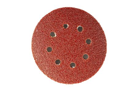 a circle sand paperの写真素材