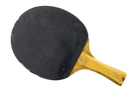 old vintage table tennis racketの写真素材