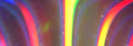 plastic texture with multi-colored stripes and scratches