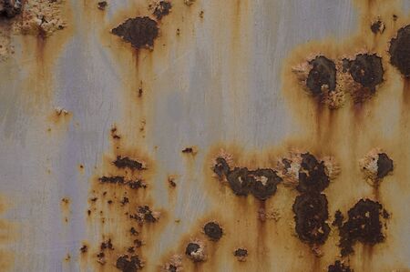 texture of old iron surface in corrosion