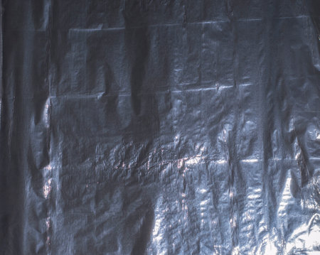 stretch film texture on a black background