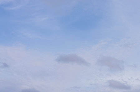 blue sky with gray clouds
