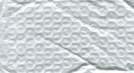 white polyethylene texture in a circleの写真素材