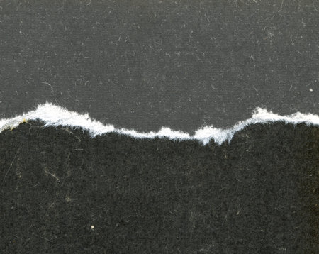 old vintage torn black paper textureの写真素材
