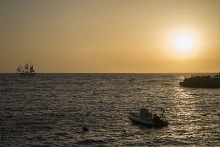View and detail of one of most beautiful and native islands of Greeceの写真素材