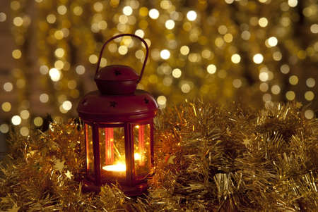 christmas lanternの写真素材