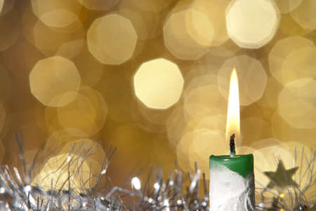 christmas candleの写真素材