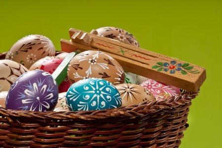 Easter eggsの写真素材