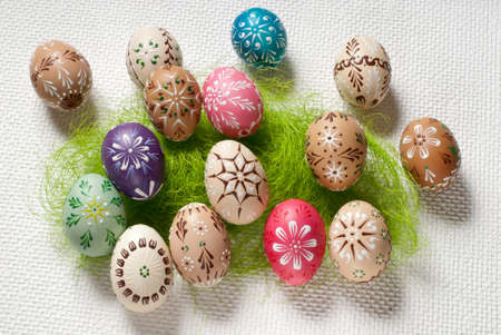 Easter eggsの写真素材