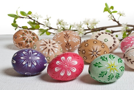 Easter eggsの写真素材