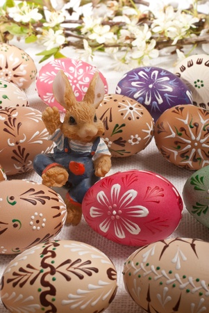 Easter eggsの写真素材