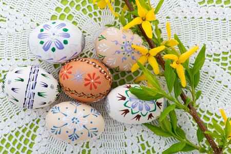 Easter eggsの写真素材