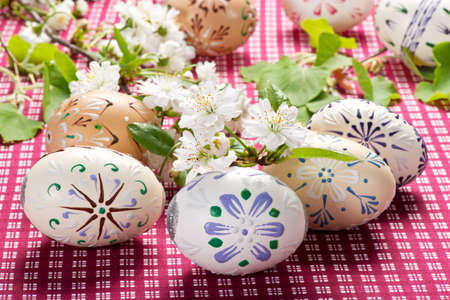 Easter eggsの写真素材