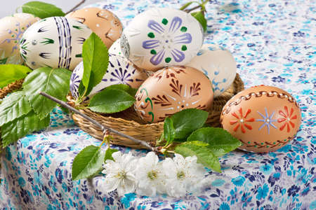 Easter eggsの写真素材