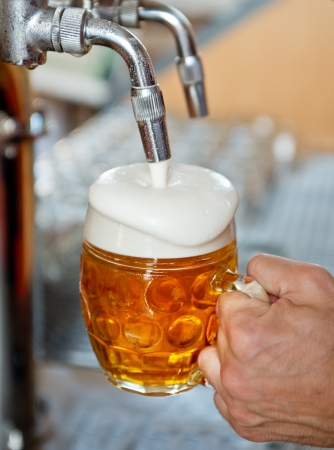 beer on tapの写真素材