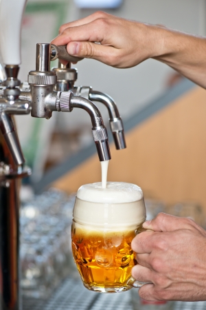 beer on tapの写真素材