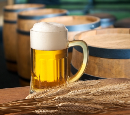 beer on tapの写真素材