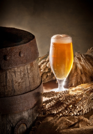 glass of beerの写真素材