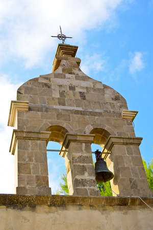 Belfry of Panagía Skopiótissa Church in Zakynthos island, Greeceの写真素材