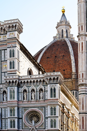 Santa Maria del Fiore in Florence in Italy.の写真素材