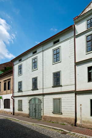 Hop store house in Zatec town. Czech Republic.の写真素材
