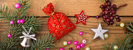 christmas colorful decorationの写真素材