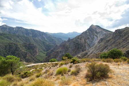 Sierra Nevada mountain range. Spain.の写真素材