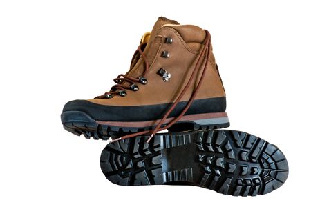 This boots are fit for hiking.の写真素材