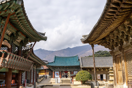 Tongdosa buddhist temple is a head temple in mount chiseosan near yangsan. Tongdosa temple, South...