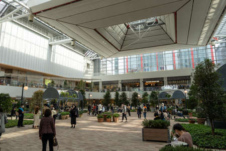 Inside the Hyundai Seoul mall in Yeouido, Seoul, South Korea. Taken few weeks after the opening....