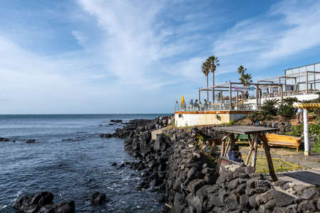 Jangtaesan Recreational Forest Skytower viewed from the top. Taken in Daejeon, South Koreaのeditorial素材