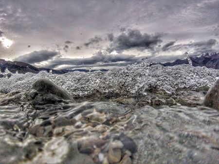 Lake Hawea New Zealandの写真素材