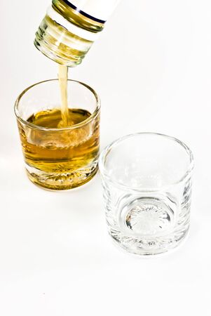 whiskey shotの写真素材