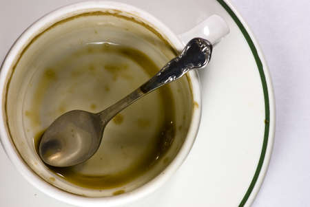 coffee on white backgroundの写真素材