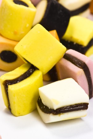 candies on white backgroundのeditorial素材