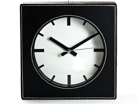 clock on white background