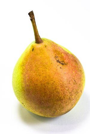 pears on white backgroundの写真素材