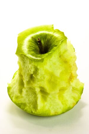 apple on white backgroundの写真素材