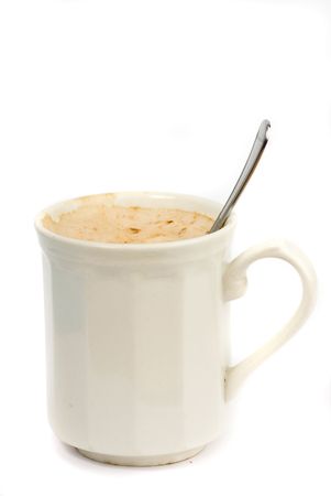 cup of coffe isolatedの写真素材