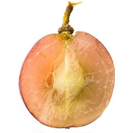 slice of grape isolatedの写真素材