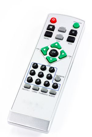 tv control isolatedの写真素材