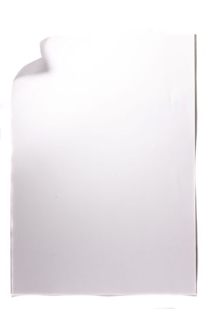 a4 paper isolatedの写真素材