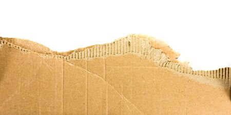 cardboard piece isolatedの写真素材