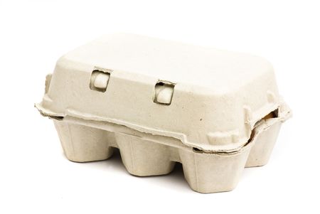 eggs carton isolatedの写真素材